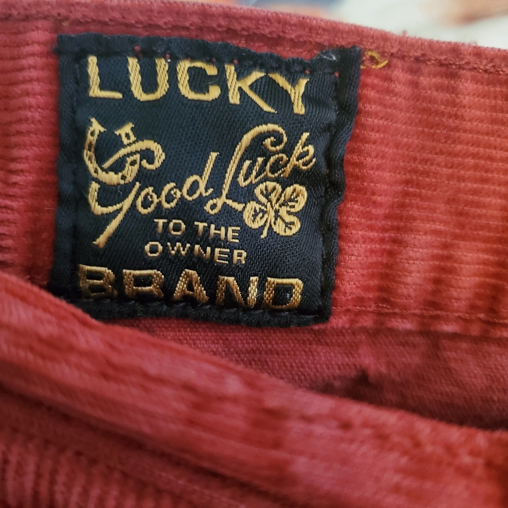 Lucky Brand corduroy pants.